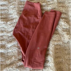 LULULEMON Wunder Train High-Rise Tight 28" Taupetastic🤎🩷🤍